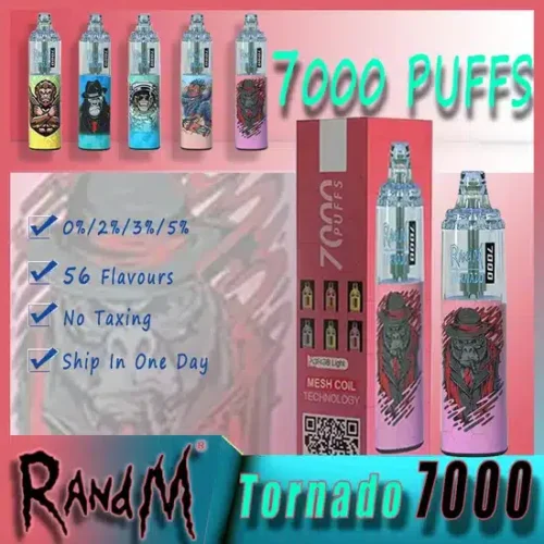 Alternative view of Randm Tornado 7000 Puffs｜龍捲風拋棄式電子煙 歐美人氣爆款